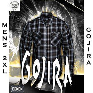 DIXXON FLANNEL x GOJIRA Flannel Shirt - Men's 2XL - Collab